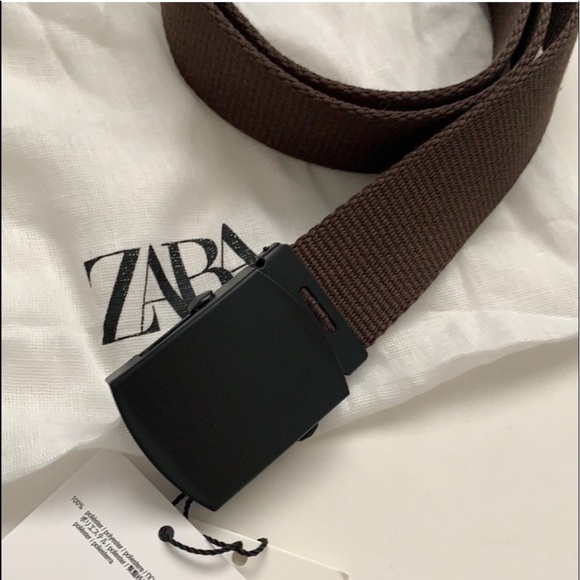 Zara Brown Buckle Belt main image 5